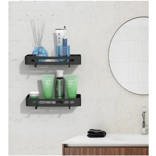 Prateleira de Casa de Banho Sem Furar – 2 Unidades