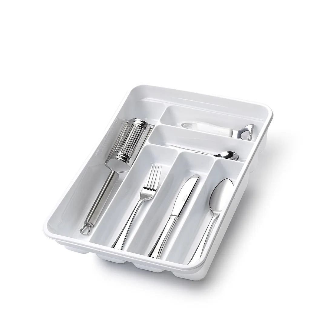 Tabuleiro Organizador de Talheres para Gaveta – 6 Compartimentos em Plástico Resistente