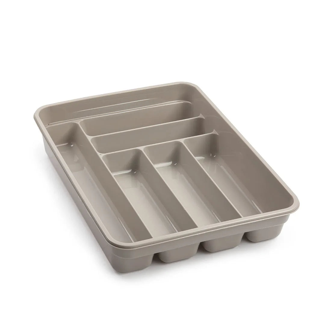 Tabuleiro Organizador de Talheres para Gaveta – 6 Compartimentos em Plástico Resistente