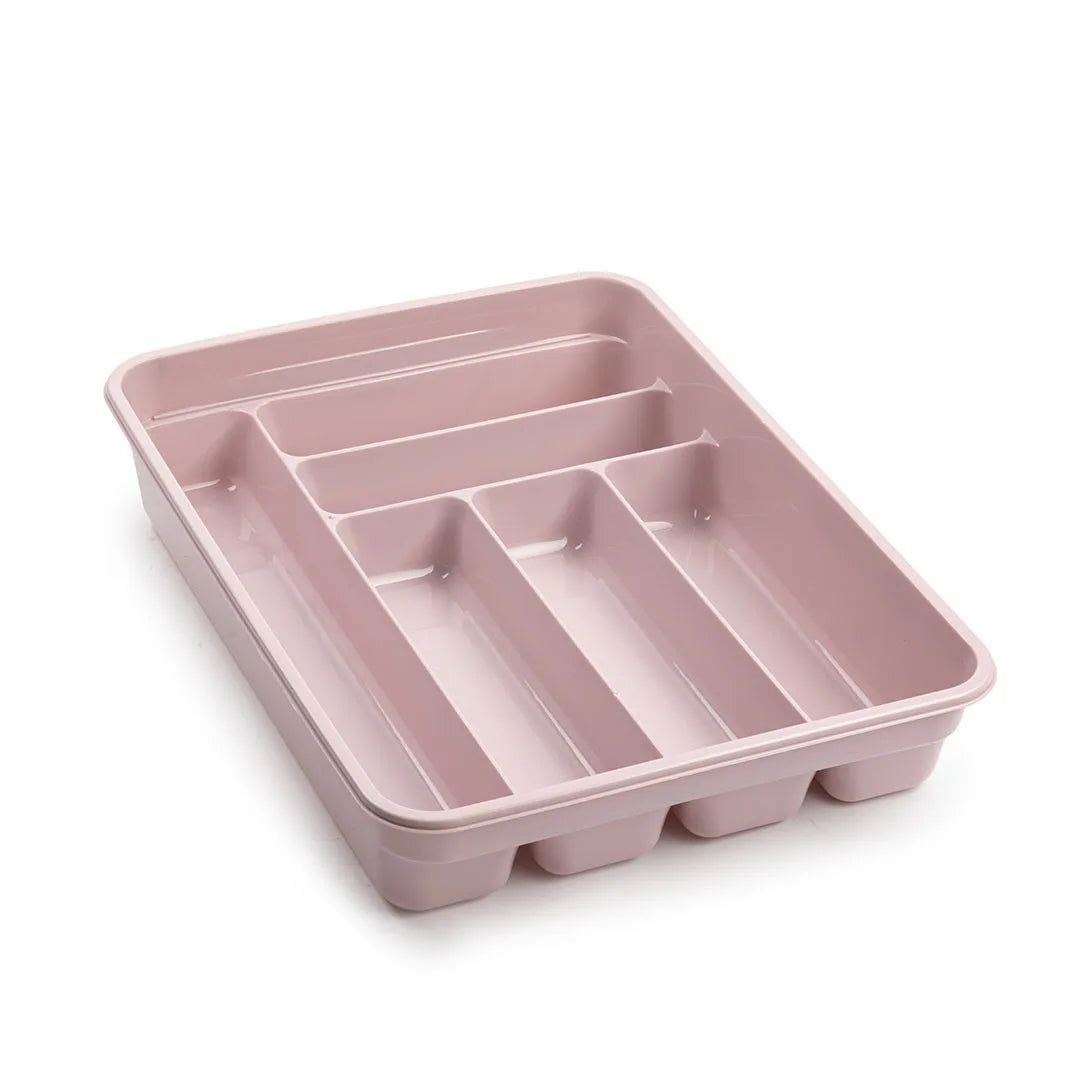 Tabuleiro Organizador de Talheres para Gaveta – 6 Compartimentos em Plástico Resistente