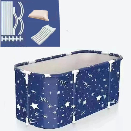 Banheira Portátil Dobrável de Grande Capacidade – Adultos e Crianças